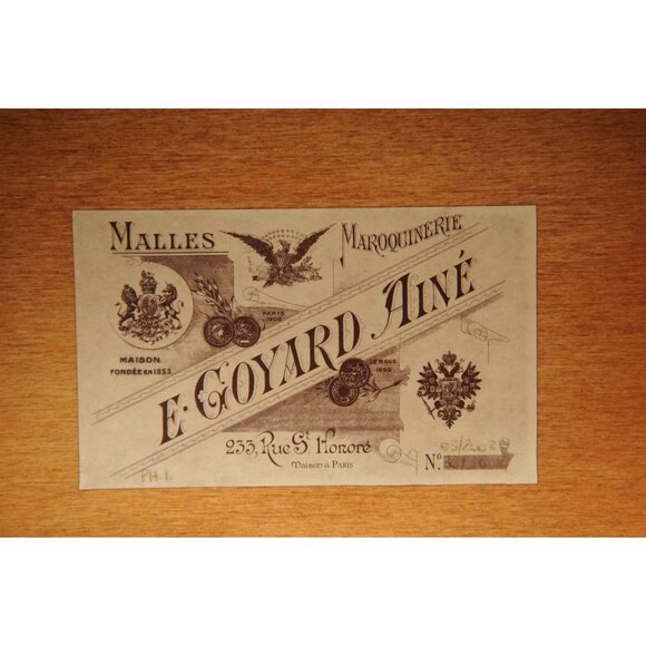 Goyard Pink Edmond Single Dog Cat Bowl Hard Sided Trunk Discontinued Palladium - Picture 15 of 16